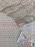 Hand Block Printed Cotton Suit with Cotton Kota Doria dupatta