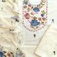 Exclusive Unstitched Cotton Neck Work Suits with Chiffon Dupatta