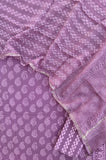 Hand Block Printed Cotton Suit with Cotton Kota Doria dupatta