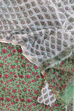 Hand Block Printed Cotton Suit with Cotton Kota Doria dupatta
