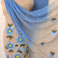Exclusive Unstitched Cotton  Work Suits with Chiffon Dupatta