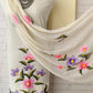 Exclusive Unstitched Cotton  Work Suits with Chiffon Dupatta