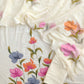 Exclusive Unstitched Cotton  Work Suits with Chiffon Dupatta