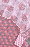 Hand Block Printed Cotton Suit with Cotton Kota Doria dupatta