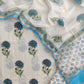 Hand Block Printed Cotton Suit with Mul Chanderi Dupatta