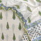 Hand Block Printed Cotton Suit with Mul Chanderi Dupatta