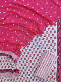 Hand Block Printed Cotton Suits with Mulmul Bandhej Dupatta