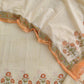Hand Block Printed Cotton Suit with Mul Chanderi Dupatta