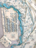 EXCLUSIVE HAND BLOCK PRINTED COTTON SUIT WITH COTTON DUPATTA