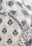 Hand Block Printed Cotton Suit with Cotton Kota Doria dupatta