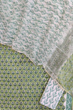 Hand Block Printed Cotton Suit with Cotton Kota Doria dupatta