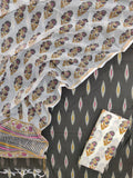 Handloom Weave Ikat Suit with Kota Doria Dupatta