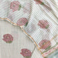 Hand Block Printed Cotton Suit with Mul Chanderi Dupatta
