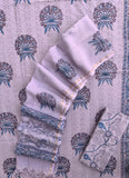 Hand Block Printed Cotton Schiffli Suit with Kota Doria Dupatta