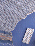 Handloom Weave Ikat Suit with Kota Doria Dupatta