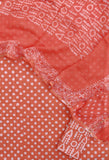 Polka Dot Wax Batik Cotton Suit with Cotton Kota Doria dupatta