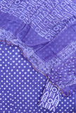 Polka Dot Wax Batik Cotton Suit with Cotton Kota Doria dupatta