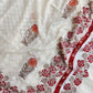 Exclusive Unstitched Cotton Suit with Mulmul Embroidery Dupatta