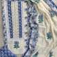 Exclusive Unstitched Cotton Suit with Mulmul Embroidery Dupatta