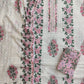 Exclusive Unstitched Cotton Suit with Mulmul Embroidery Dupatta