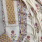 Exclusive Unstitched Cotton Suit with Mulmul Embroidery Dupatta
