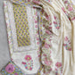 Exclusive Unstitched Cotton Suit with Mulmul Embroidery Dupatta