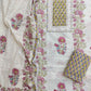 Exclusive Unstitched Cotton Suit with Mulmul Embroidery Dupatta