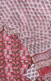 Hand Block Printed Cotton Suit with Cotton Kota Doria dupatta