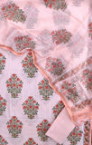 BOOTA Hand Block Printed Cotton Suit with Cotton Kota Doria dupatta
