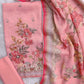 Exclusive Unstitched Linen Neck Work Suits with Linen Digital Printed Dupatta