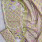 EXCLUSIVE HAND BLOCK PRINTED COTTON SUIT WITH COTTON DUPATTA