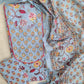 EXCLUSIVE HAND BLOCK PRINTED COTTON SUIT WITH COTTON DUPATTA