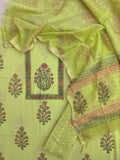 PANEL Hand Block Printed Cotton Suit with Cotton Kota Doria dupatta