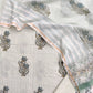 Hand Block Printed Cotton Suit with Mul Chanderi Dupatta