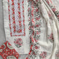 Exclusive Unstitched Cotton Suit with Mulmul Embroidery Dupatta