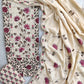 Exclusive Unstitched Cotton Neck Work Suits with Mulmul Embroidery Dupatta