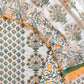 Hand Block Printed Cotton Suit with Mul Chanderi Dupatta