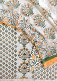 Hand Block Printed Cotton Suit with Mul Chanderi Dupatta