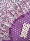 Schiffli Suit with Mulmul Dupatta