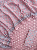 Schiffli Suit with Mulmul Dupatta