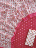 Schiffli Suit with Mulmul Dupatta