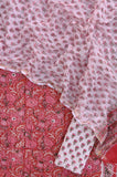 Hand Block Printed Cotton Suit with Cotton Kota Doria dupatta