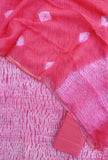 SHIBORI Cotton Suit with Cotton Kota Doria dupatta