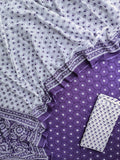 Schiffli Suit with Mulmul Dupatta