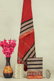 HAND BLOCK PRINTED MAHESHWARI SILK SUIT WITH MAHESHWARI SILK DUPATTA