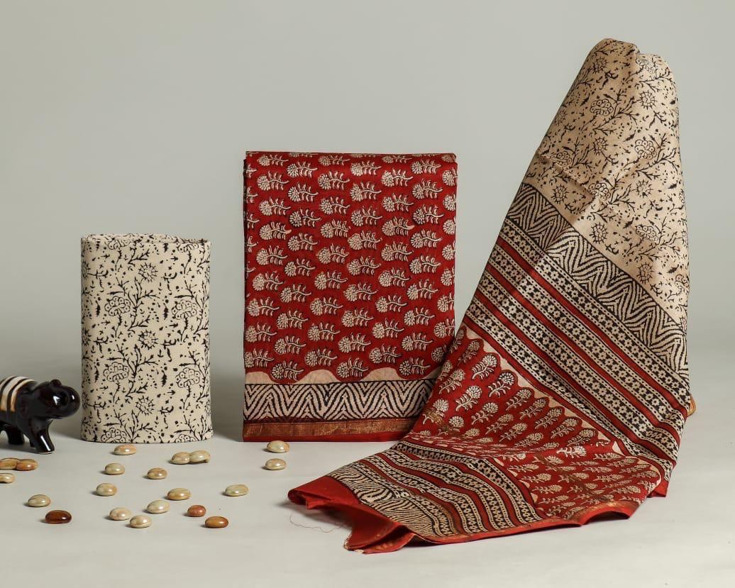 Beautiful Chanderi Silk Suits with Chanderi Silk Dupatta