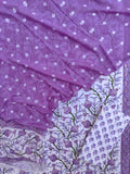 Hand Block Printed Cotton Suits with Mulmul Bandhej Dupatta