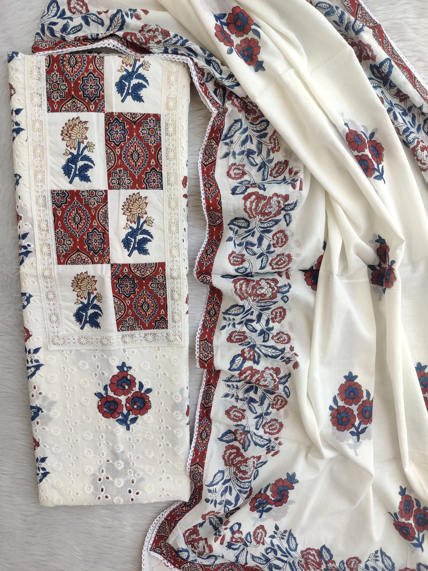 (SALE) TOP & DUPATTA Combo Set 2.5 Mtr each (NO BOTTOM)