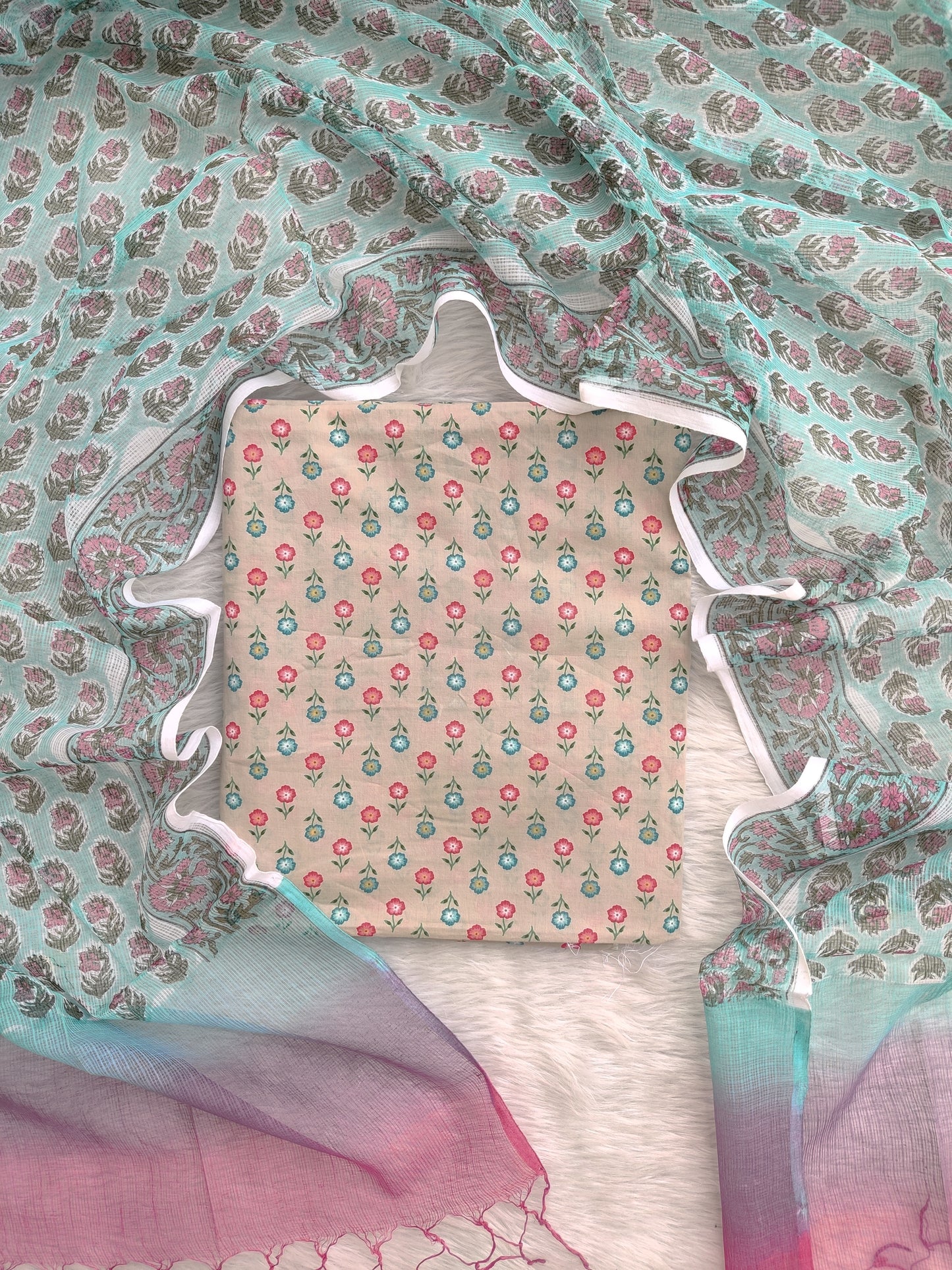(SALE) TOP & DUPATTA Combo Set 2.5 Mtr each (NO BOTTOM)