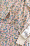 (SALE) Hand Block Printed Cotton Suit with Chanderi Dupatta